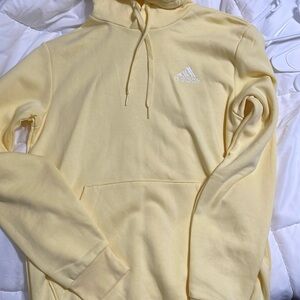 Yellow small adidas hoodie